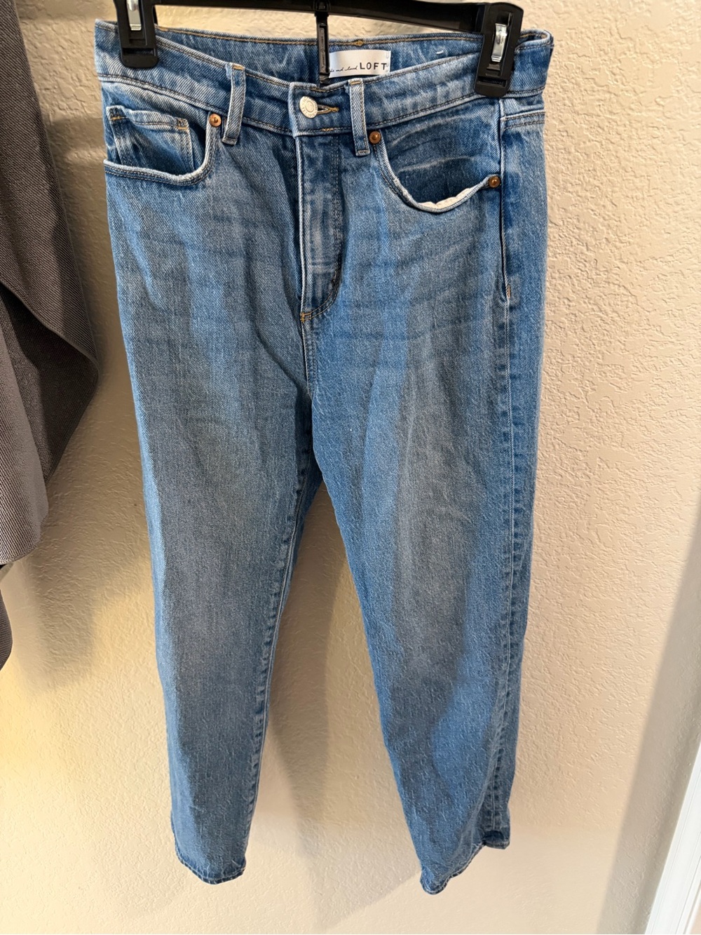LOFT Boyfriend Jeans in Light Blue Wash